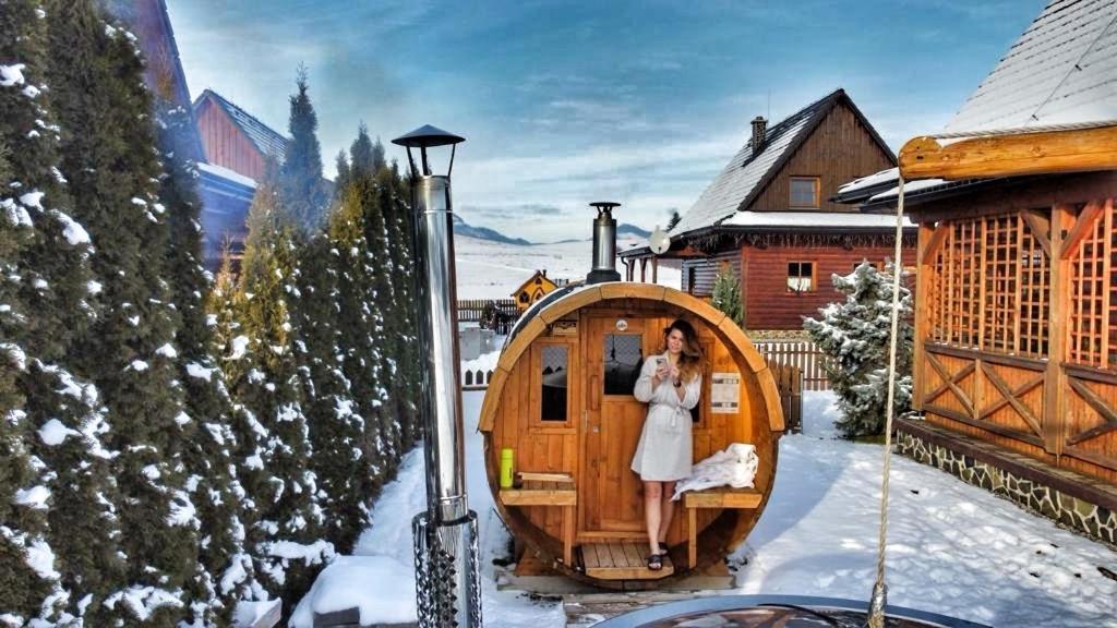 Drevenicka Anicka - Liptovska Mara Villa Liptovský Trnovec Dış mekan fotoğraf